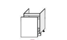 Dolní skříňka kuchyně Quantum D1Z A/80 dřezová  