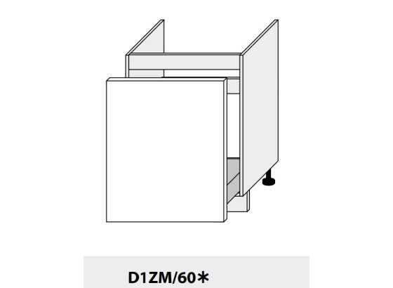 Dolní skříňka kuchyně Quantum D1Z M/ 60 dřezová  