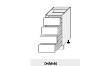 Dolní skříňka kuchyně Quantum D4M 40