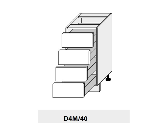 Dolní skříňka kuchyně Quantum D4M 40