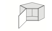 Nástavec rohový kuchyně Quantum W10/60/36