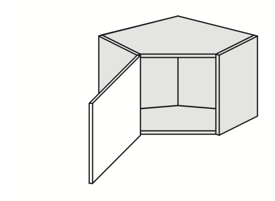 Nástavec rohový kuchyně Quantum W10/60/36