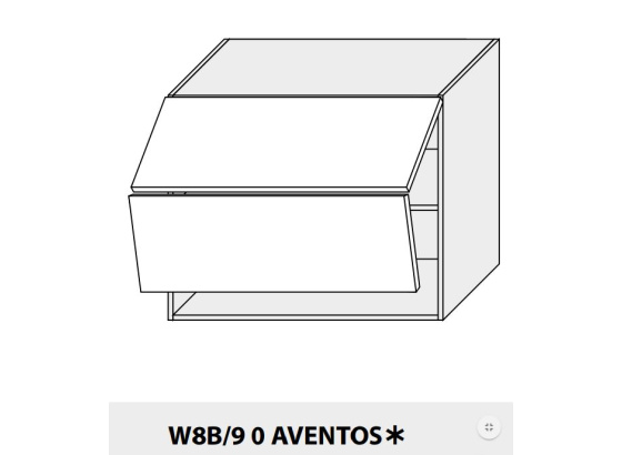 Horní skříňka kuchyně Quantum W8B 90 AV  