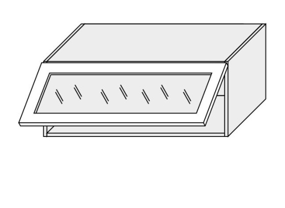 Horní skříňka kuchyně Quantum W4BS 90 WKF  