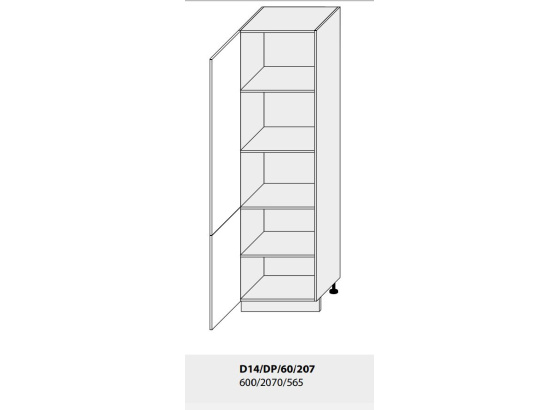 Potravinová skříň kuchyně Quantum D14DP 207  