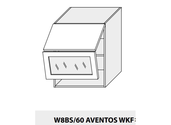 Horní skříňka kuchyně Quantum W8BS 60 AV WKF  