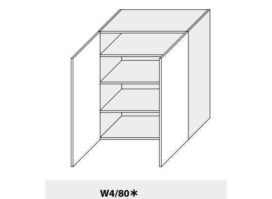 Horní skříňka kuchyně Quantum W4 80 