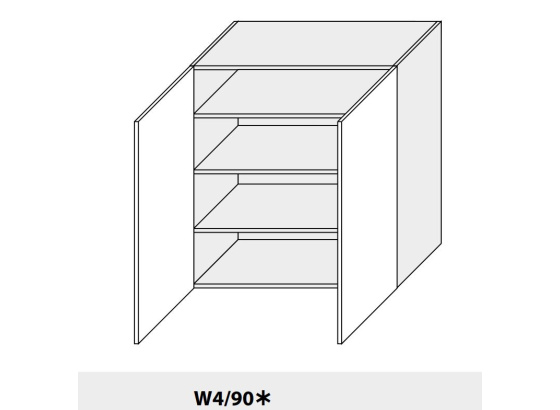 Horní skříňka kuchyně Quantum W4 90  