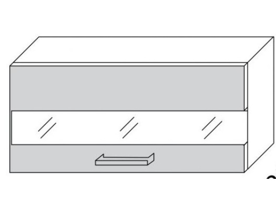 Horní skříňka SILVER W4bs 80 LAM