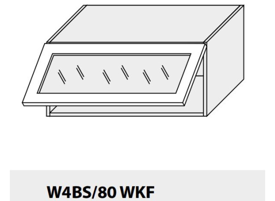 Horní skříňka kuchyně Quantum W4BS 80 WKF  